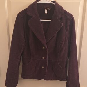 St. John's Bay Women's Rich Brown Corduroy Blazer